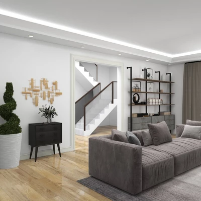 Modern Wooden Chest Black - Olivia & May - Image 8