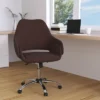 Merrick Lane Office Chair Ergonomic Executive Mid-Back Design With 360° Swivel And Height Adjustment