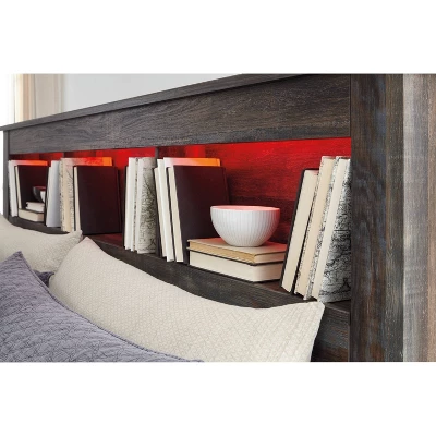 Queen/Full Drystan Bookcase Headboard - Signature Design By Ashley - Image 2