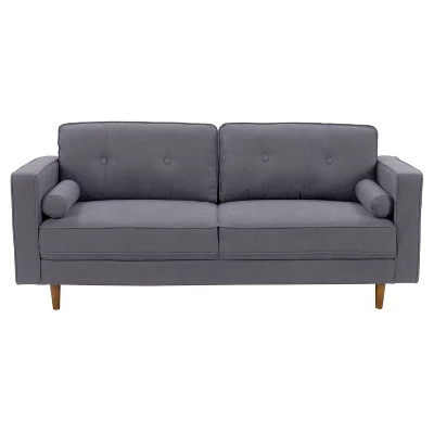 Mulberry Fabric Upholstered Modern Sofa - CorLiving - Image 8