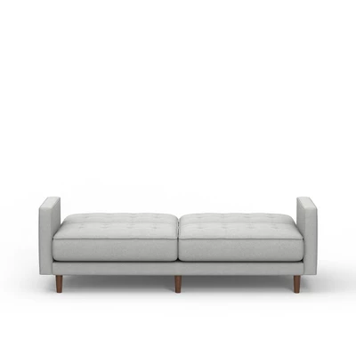 Glenwillow Home 81.5" Mies Upholstered Square Arm Convertible Sleeper Sofa In MCM Vintage Design - Image 4