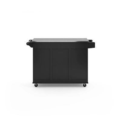 Large Dolly Madison Kitchen Cart With Stainless Steel Top - Homestyles - Image 10