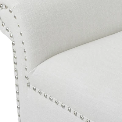 Jennifer Taylor Home Kathy Roll Arm Entryway Accent Bench - Image 6
