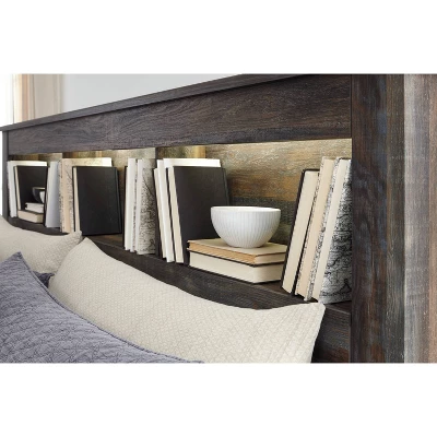 Queen/Full Drystan Bookcase Headboard - Signature Design By Ashley - Image 3