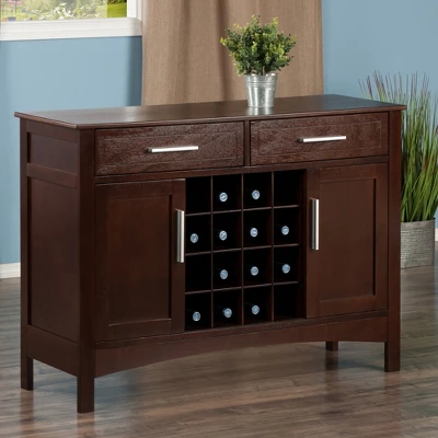 Gordon Buffet Cabinet/Sideboard Cappuccino - Winsome - Image 9
