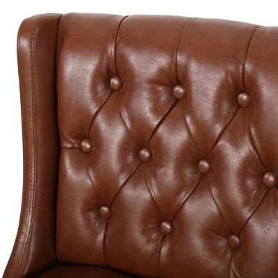 Set Of 2 Bayliss Contemporary Wingback Barstools - Christopher Knight Home - Image 2