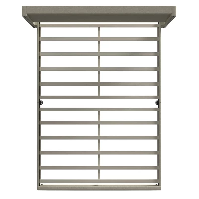 Glenwillow Home MCM Upholstered Platform Bed, Nailhead Trim Button Tufted MCM Wingback, Mattress Foundation, No Box Spring Needed, Beige, Queen - Image 4