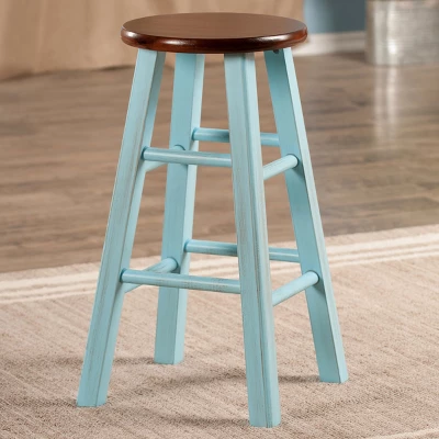24" Ivy Counter Height Barstool - Winsome - Image 4
