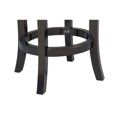 Cordova Swivel 24" Counter Height Barstool Hardwood/Black - Boraam - Image 3