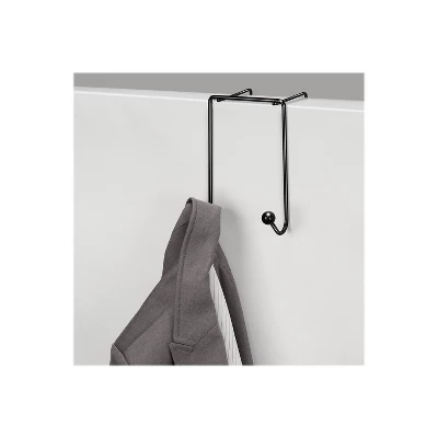 Fellowes Wire Partition Additions Plastic Double Coat Hook Black (75510) 423889 - Image 3