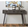 Modern 3 Drawer Wood Console Table Black - Olivia & May