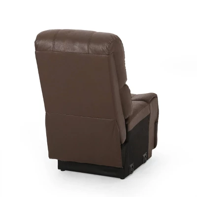 Meridan Contemporary Upholstered Theater Seating Reclining Sofa - Christopher Knight Home - Image 5