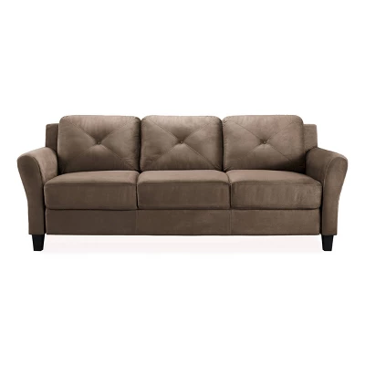 Harper Tufted Microfiber Sofa - Lifestyle Solutions - Image 6
