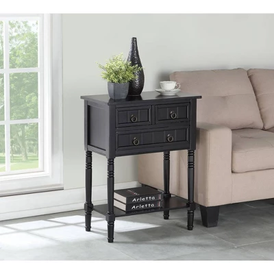 Kendra 3 Drawer Hall Table With Shelf - Breighton Home - Image 5