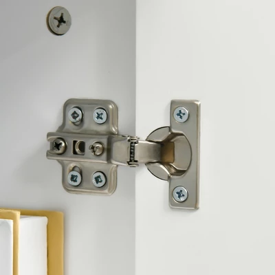 HOMCOM Modern Kitchen Sideboard, Buffet Table With Drawer, Double Door Cabinet And Adjustable Shelves For Living Room, Kitchen, Entryway, White - Image 5