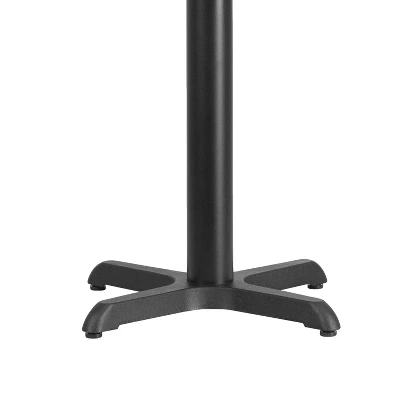 Flash Furniture 22'' X 22'' Restaurant Table X-Base With 3'' Dia. Table Height Column - Image 2