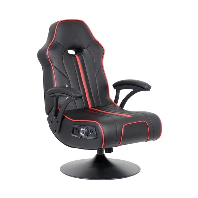 Torque Bluetooth Audio Pedestal Gaming Chair With Subwoofer Black/Red - X Rocker