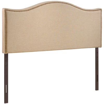 Curl Queen Nailhead Upholstered Headboard - Modway - Image 5