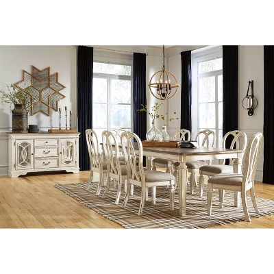 Realyn Rectangular Extendable Dining Table Chipped White - Signature Design By Ashley - Image 6
