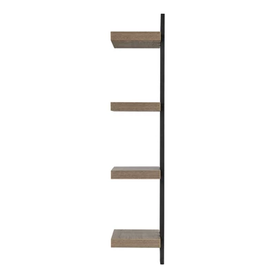 36" X 11" 4 Tier Ladder Bracket Floating Wall Shelf Unit - Danya B. - Image 15