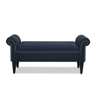 Jennifer Taylor Home Kathy Roll Arm Entryway Accent Bench - Image 14