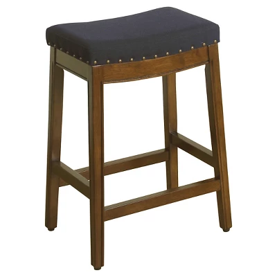 26" Blake Backless Counter Height Barstool With Nailheads - HomePop - Image 5
