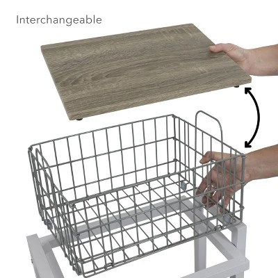 Cart System With Wheels 2 Tier White - Atlantic - Image 7