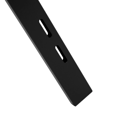 Flash Furniture Bristol Metal Tufted Upholstered Twin Size Headboard In Black Fabric - Image 4