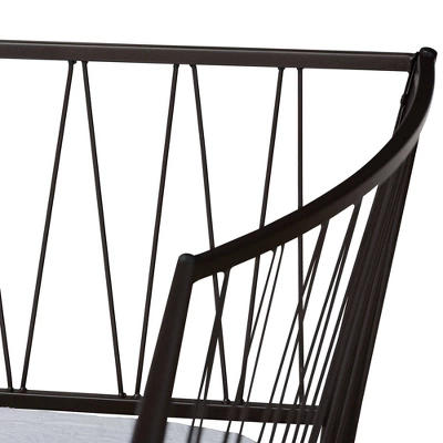 Twin Lysa Metal Daybed Black - Baxton Studio - Image 3