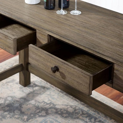 4pc Cohasset Counter Height Dining Set With USB Plug Gray - HOMES: Inside + Out - Image 4