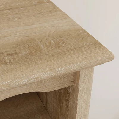 51.41" 2 Open Shelves Adaline Café Vertical Bookcase With Storage Orchard Oak - Sauder - Image 4