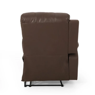 Meridan Contemporary Upholstered Theater Seating Reclining Sofa - Christopher Knight Home - Image 10