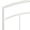 Full/Queen Julien Metal Headboard With Frame White - Hillsdale Furniture