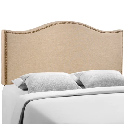 Curl Queen Nailhead Upholstered Headboard - Modway - Image 3