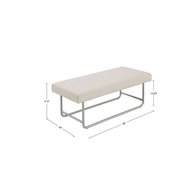 Eve Bench Ivory - Martha Stewart - Image 7