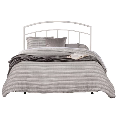 Full/Queen Julien Metal Headboard With Frame White - Hillsdale Furniture - Image 2
