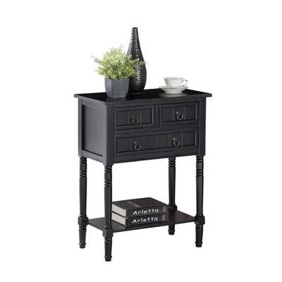 Kendra 3 Drawer Hall Table With Shelf - Breighton Home - Image 2