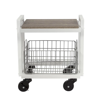 Cart System With Wheels 2 Tier White - Atlantic - Image 5