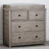 Simmons Kids' Monterey 4 Drawer Dresser With Changing Top And Interlocking Drawers