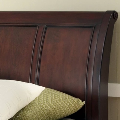Lafayette Sleigh Headboard Cherry (King) - Home Styles - Image 2