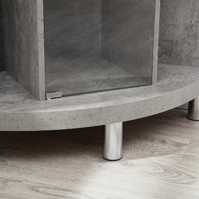 Home Source Concrete Corner Bar - Image 3