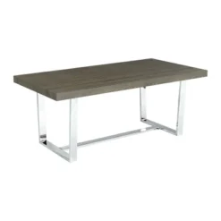 Nadine Dining Table Chrome - Picket House Furnishings