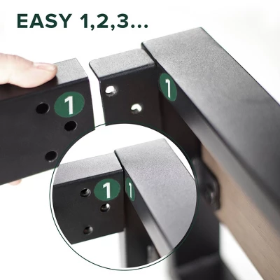 Suzanne Bamboo And Metal Platform Bed Frame With Headboard - Zinus - Image 8