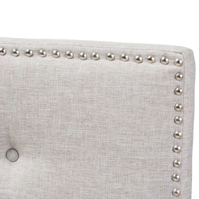 Windsor Modern And Contemporary Fabric Upholstered Headboard Beige - Baxton Studio - Image 2