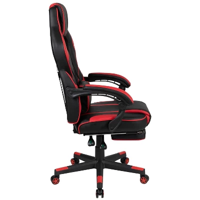 BlackArc Zulu Gaming Desk And Chair Set, Ergonomic Gaming Chair With USB Massage, Slide-Out Footrest, And Detachable Headrest Pillow - Image 3