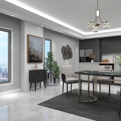 Modern Wooden Chest Black - Olivia & May - Image 7