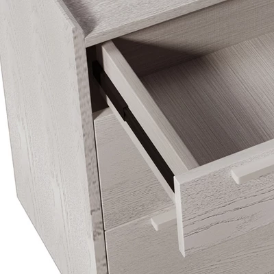 Clio Manufactured Wood Horizontal 3-Drawer Dresser With Solid Wood Legs-Maison Boucle - Image 5