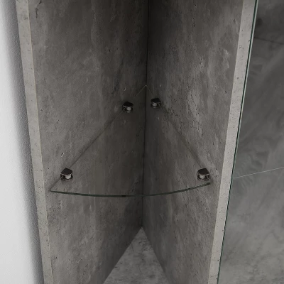 Home Source Concrete Corner Bar - Image 4