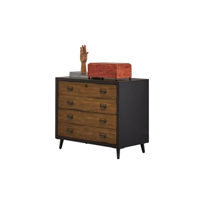 Payton Mid-Century Wood Lateral File Storage File Drawer Black - Martin Furniture - Image 9