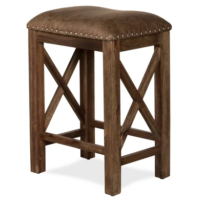 Set Of 2 Willow Bend Counter Height Barstool Walnut/Brown- Hillsdale Furniture - Image 12